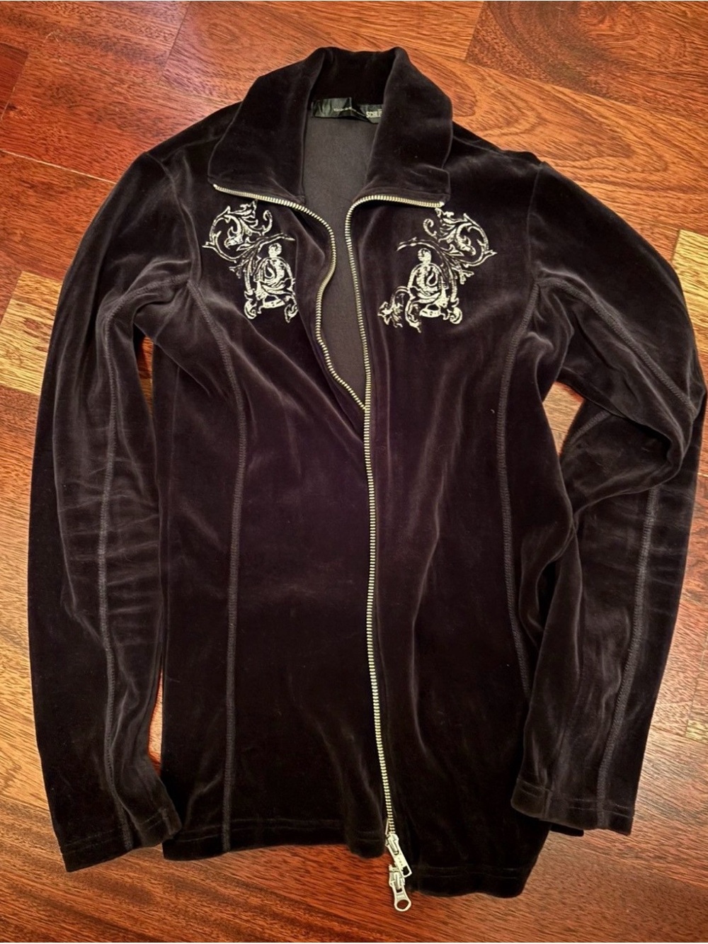 Japanese Brand Schlussel Embroidered Hoodie